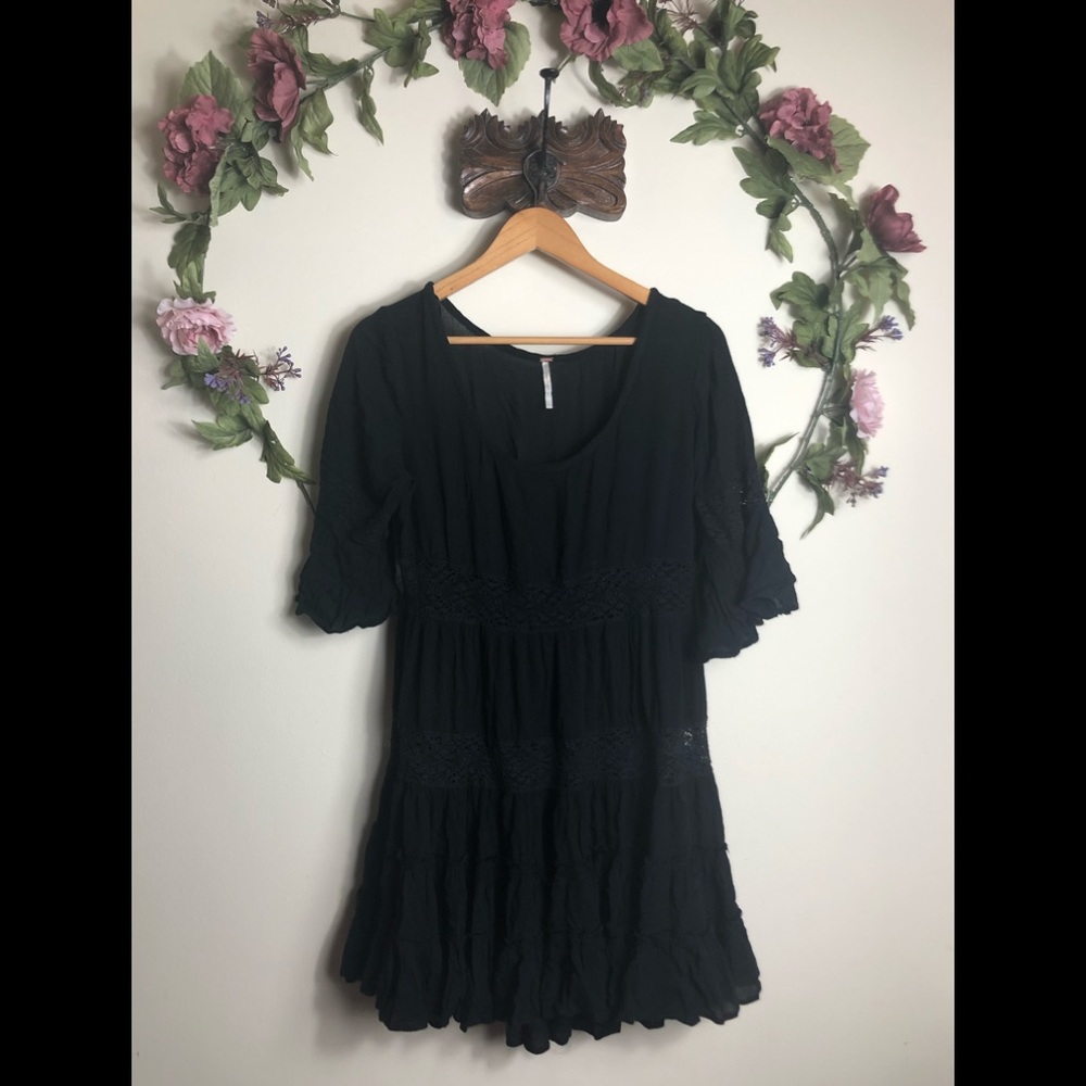 Free People | Black Mini Dress